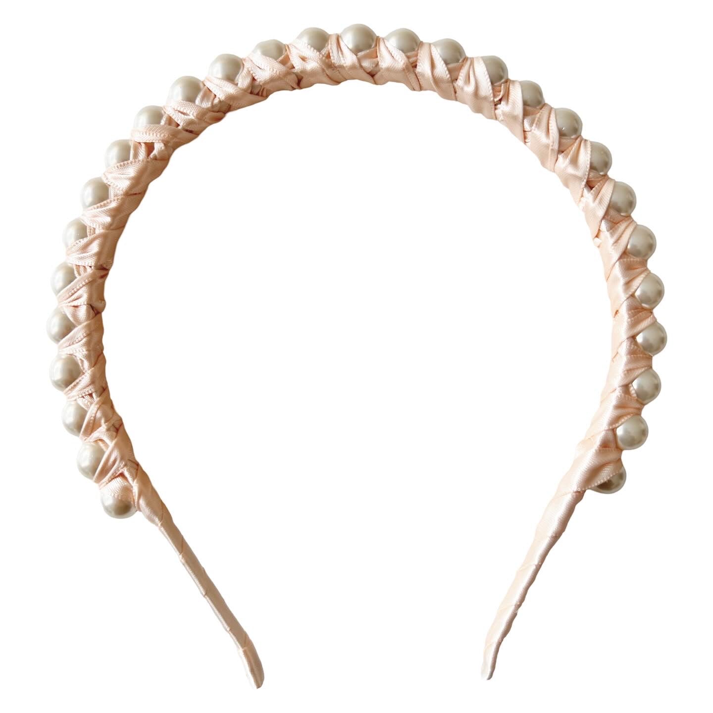 Pearl Headband Child by petalsINK