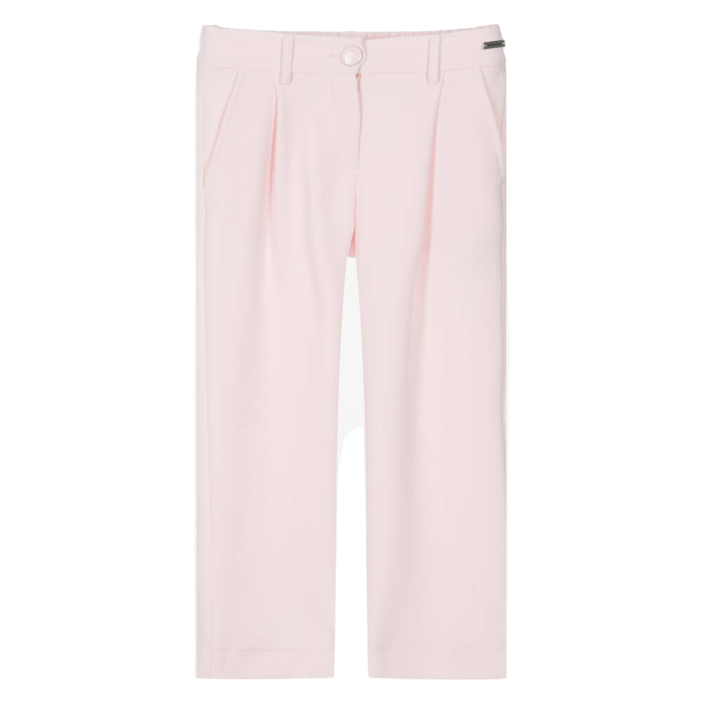 Pink Wide Leg Trousers
