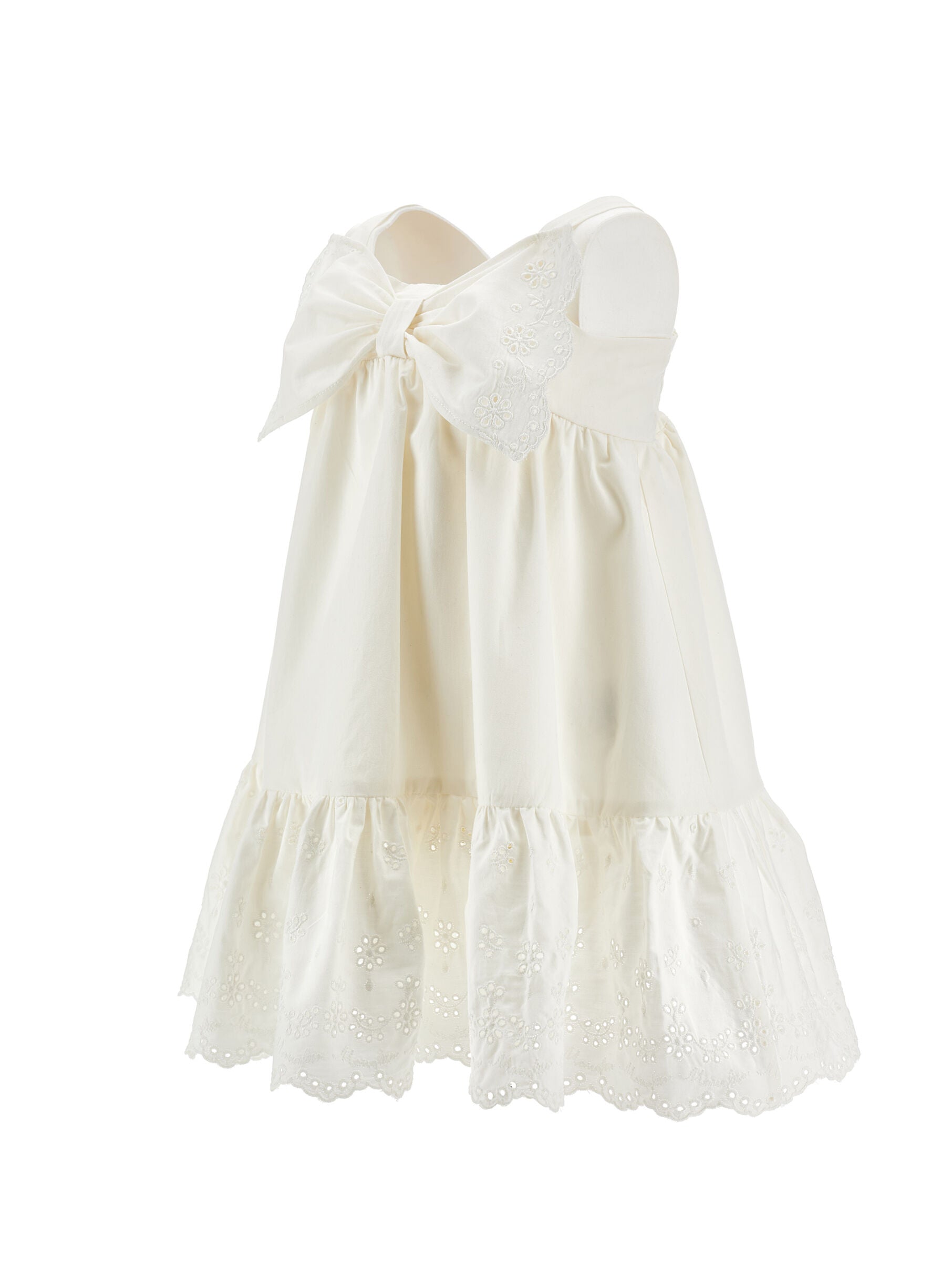 Popeline Sangallo Dress Monnalisa