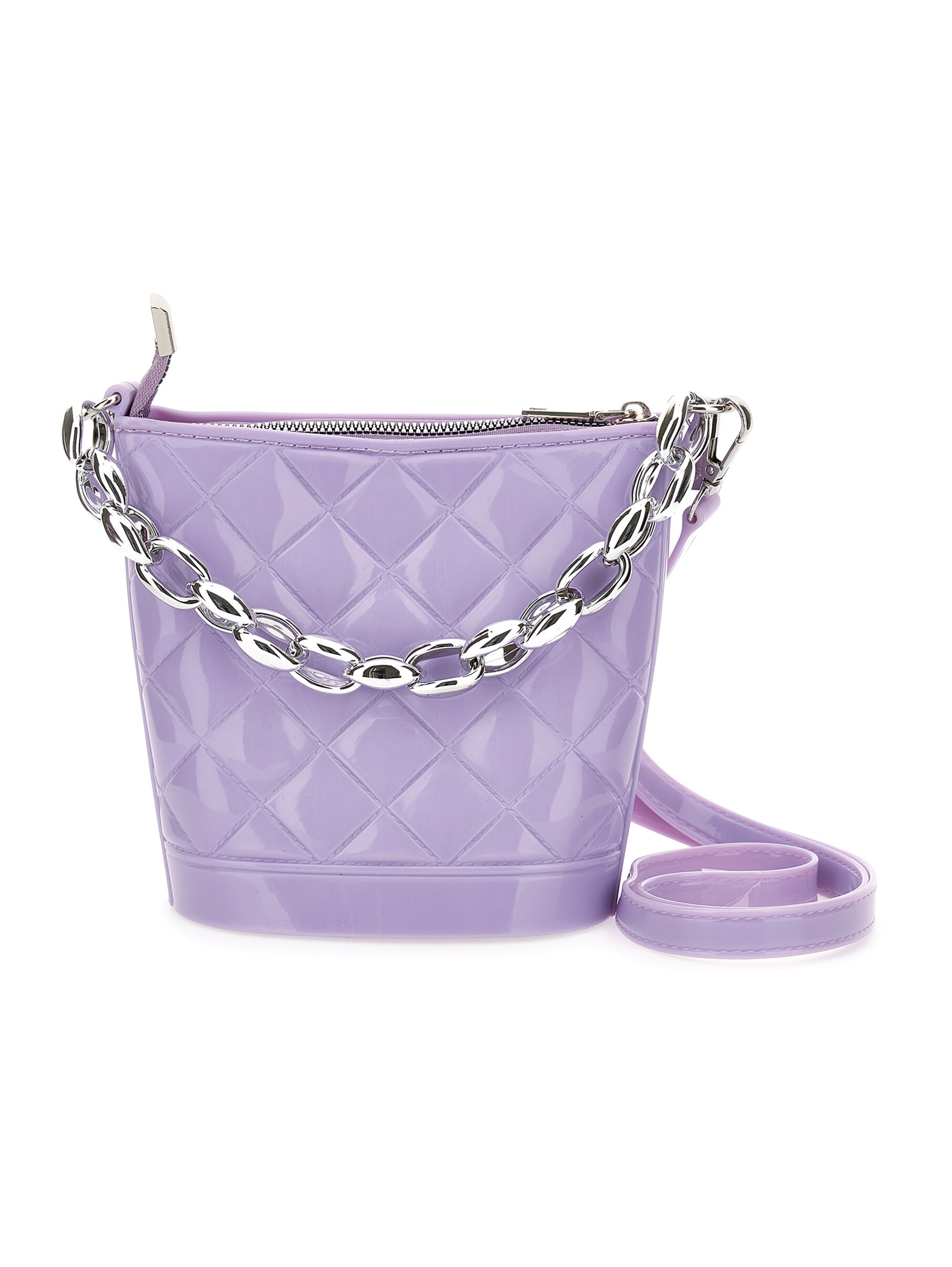 Quilted PVC Bucket Bag