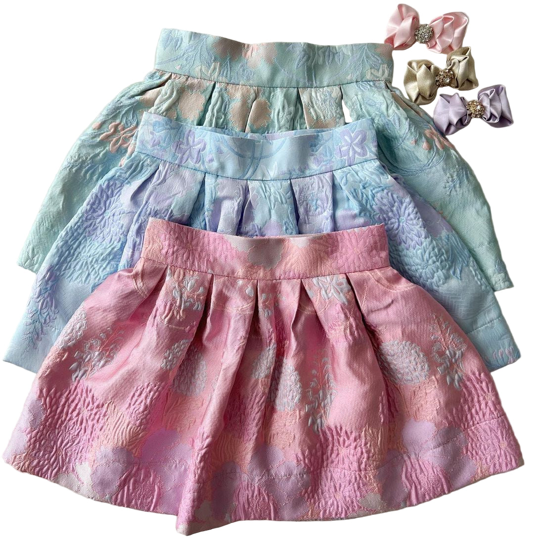 Gia Pleated Skirt Child by petalsINK