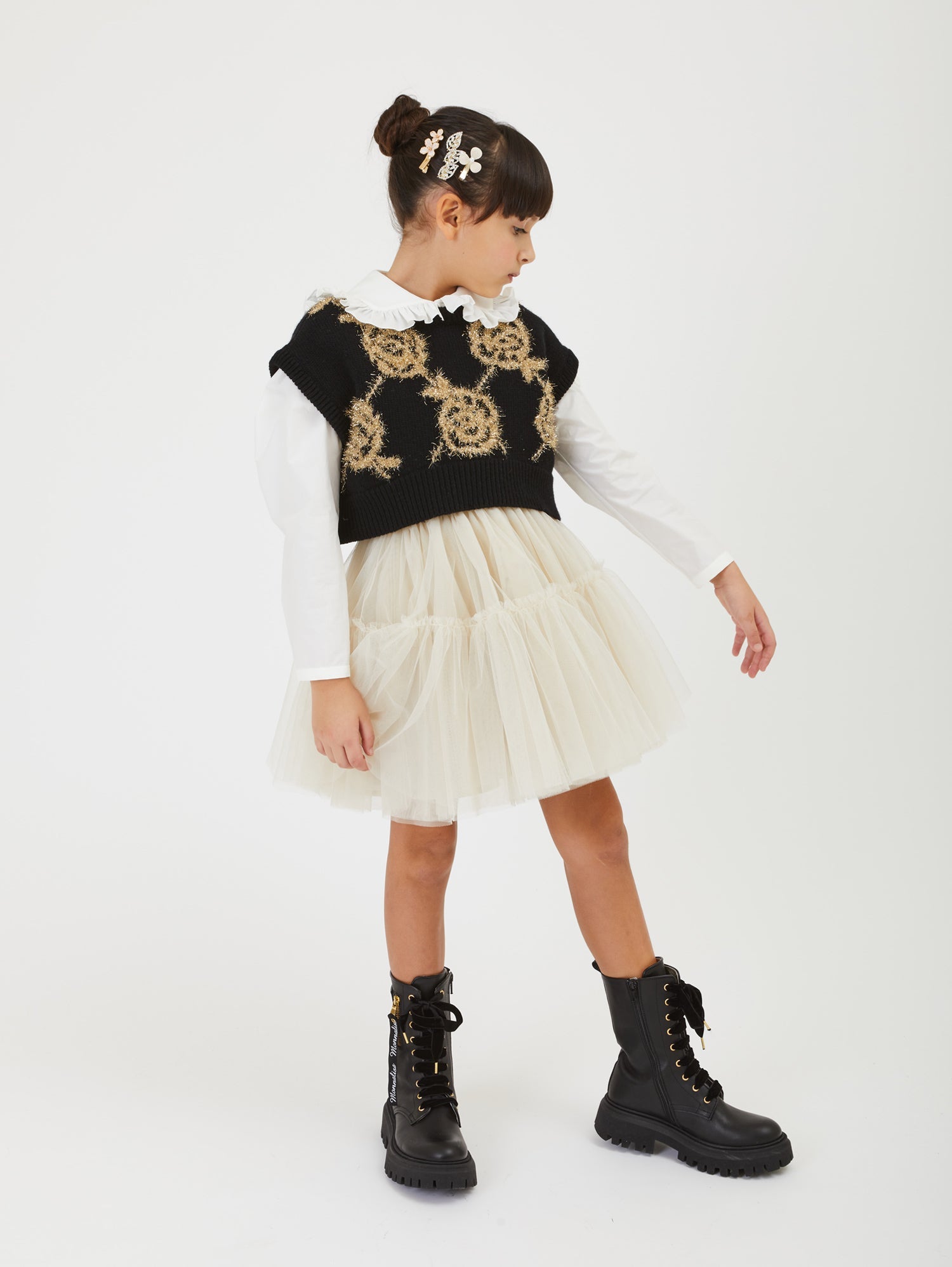 Ruffle shirt Monnalisa