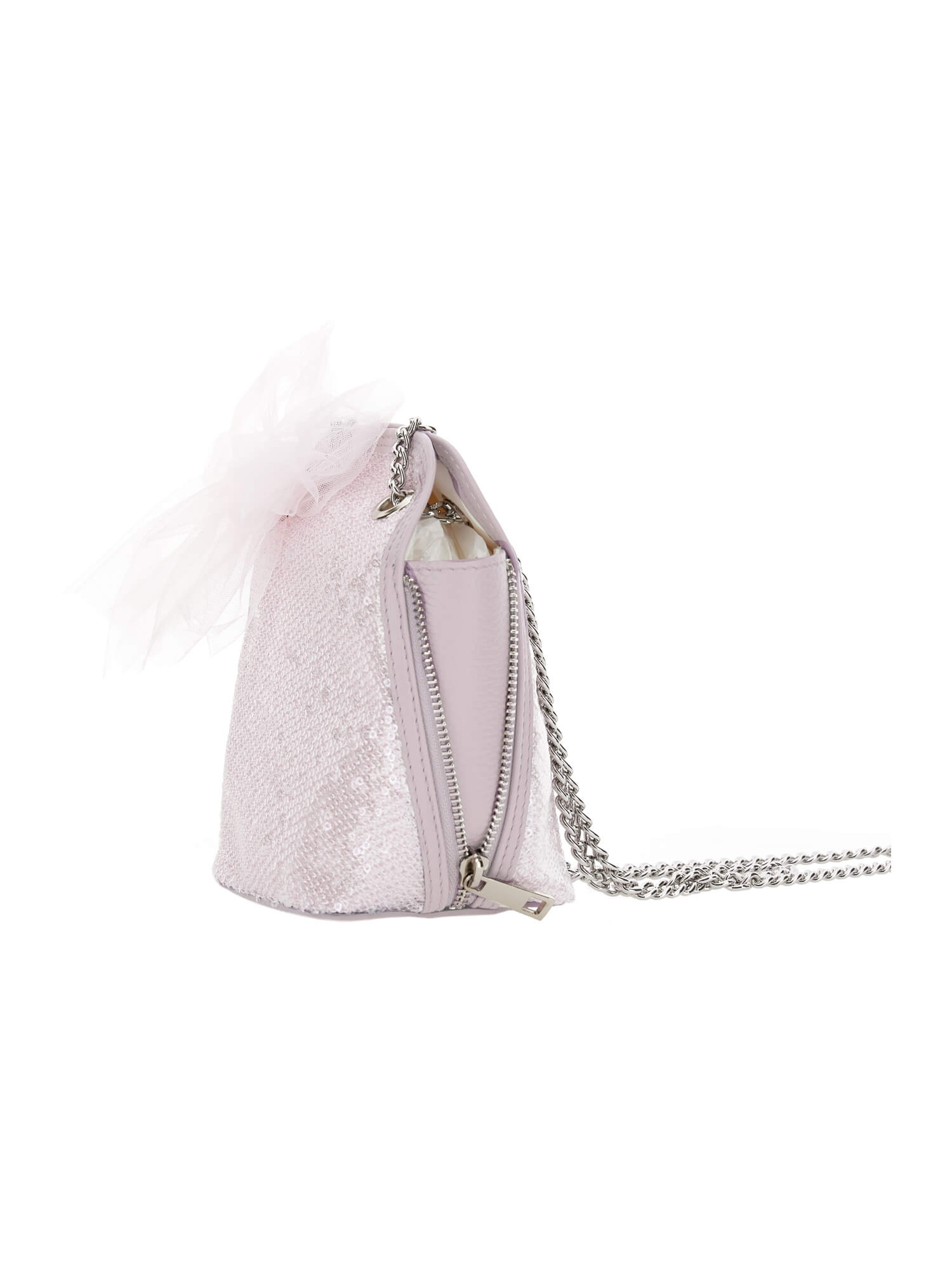 Chic Borsa Paillettes Maglia Monnalisa