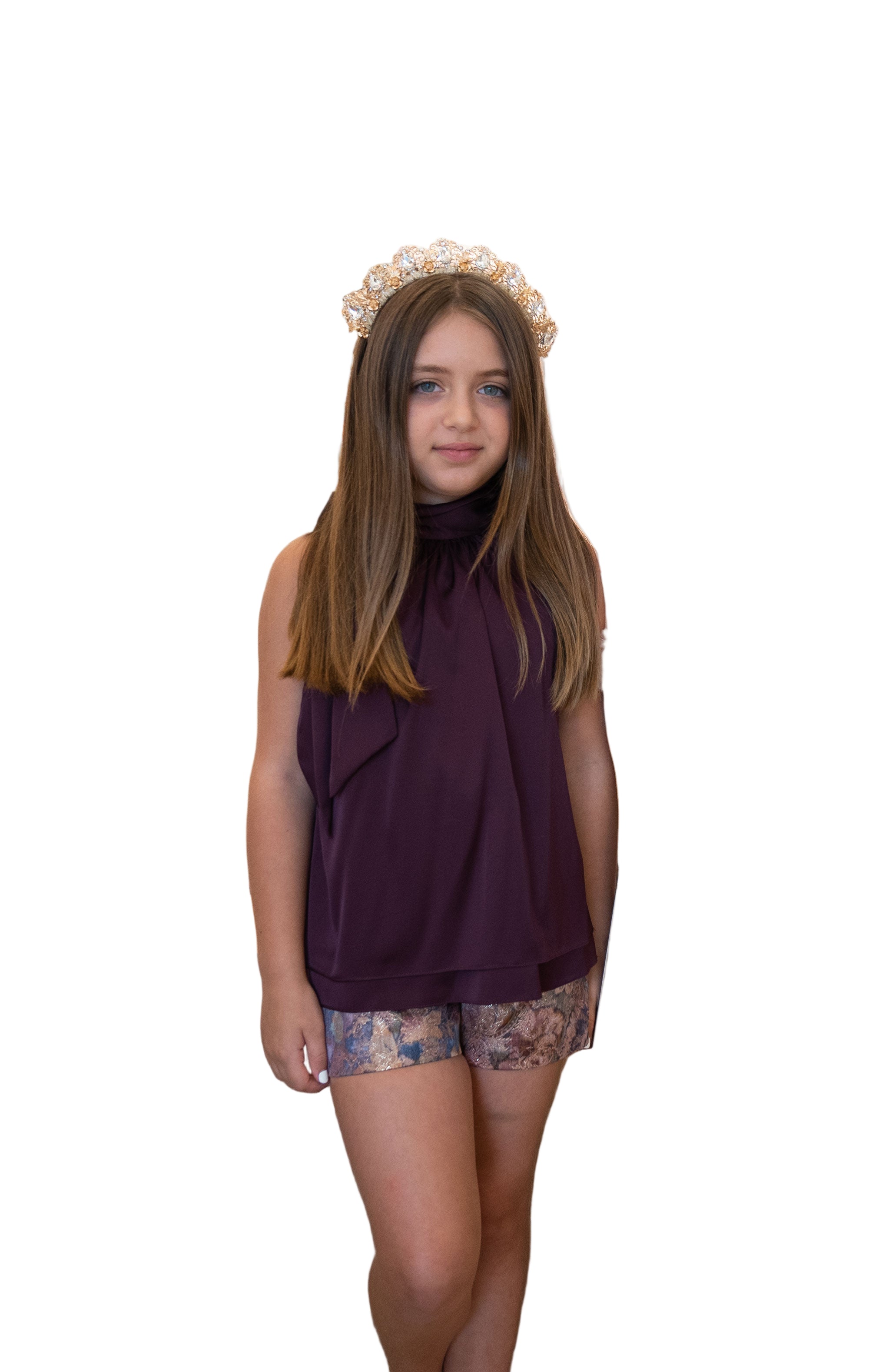 Hermia Jaquard Short Child by petalsINK