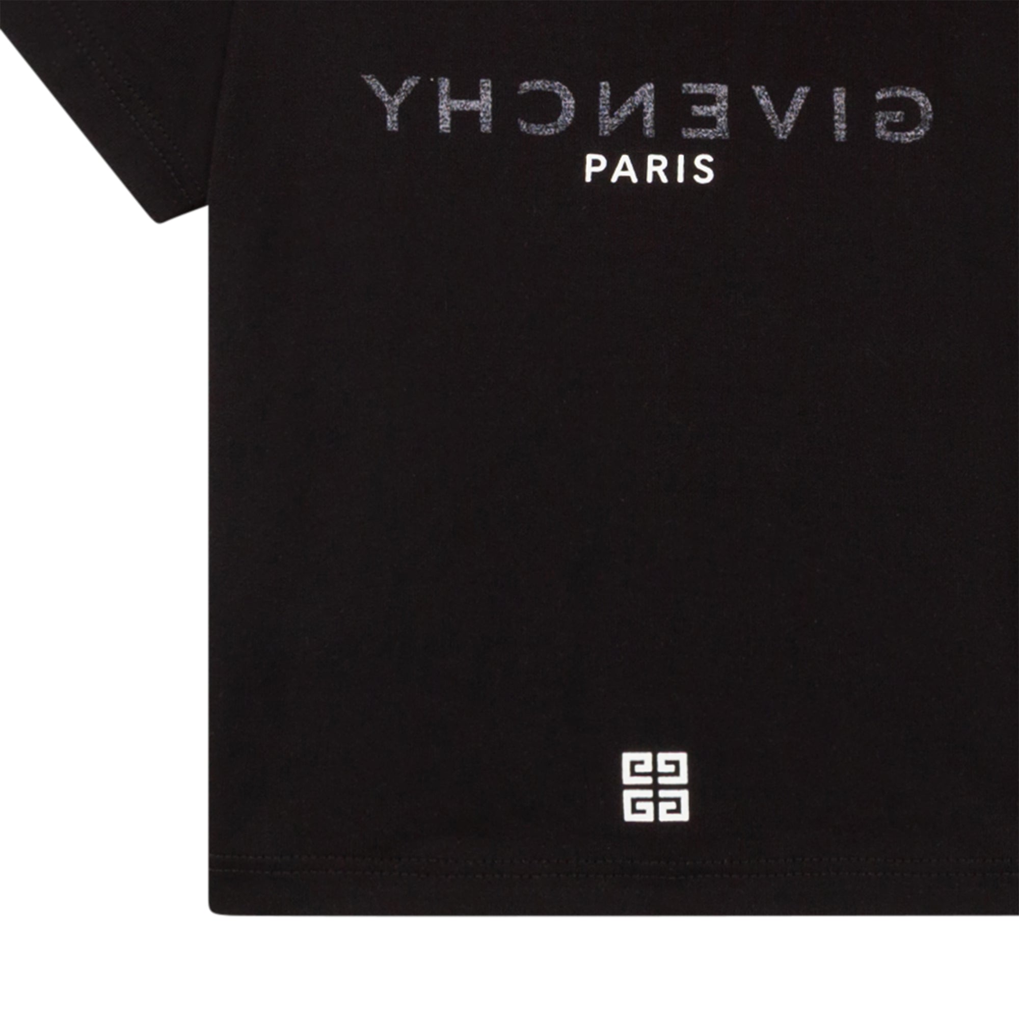 Reversed Print Cotton Tee