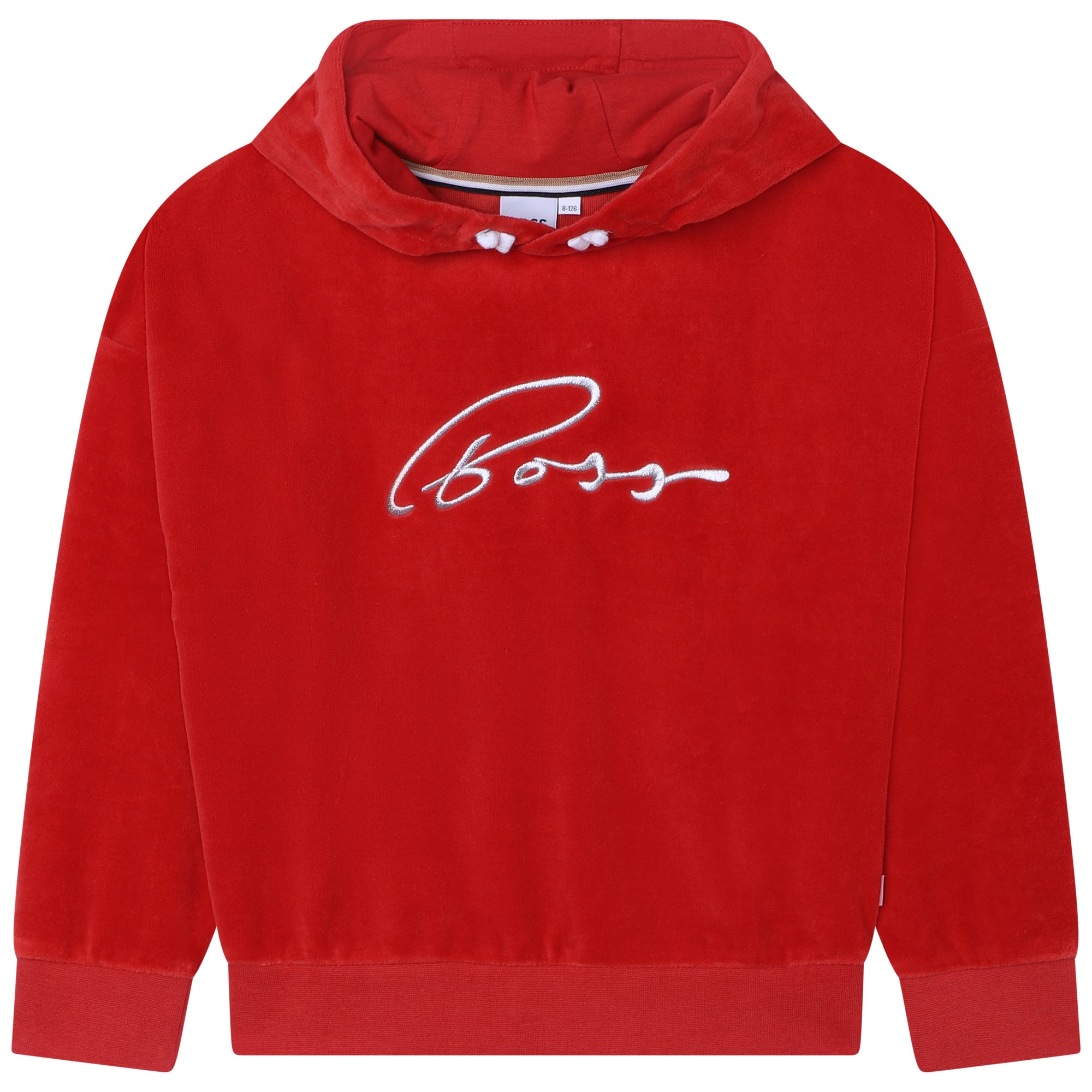 Velour Hooded Sweatshirt Hugo Boss