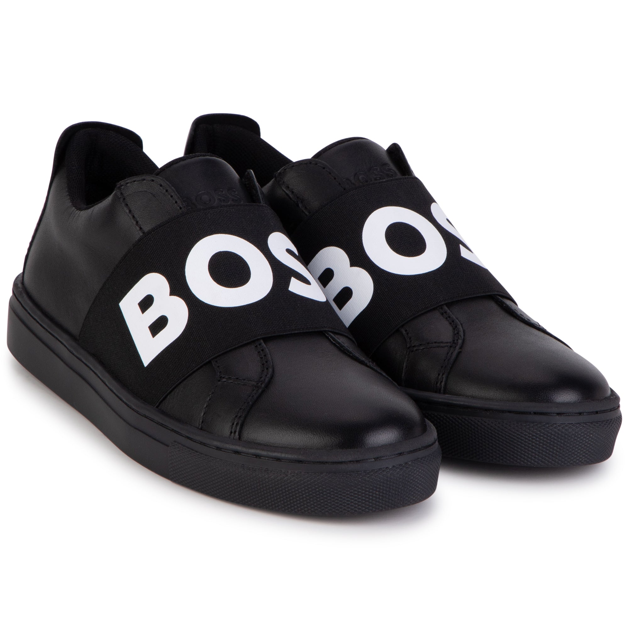 Leather Slip on Trainers