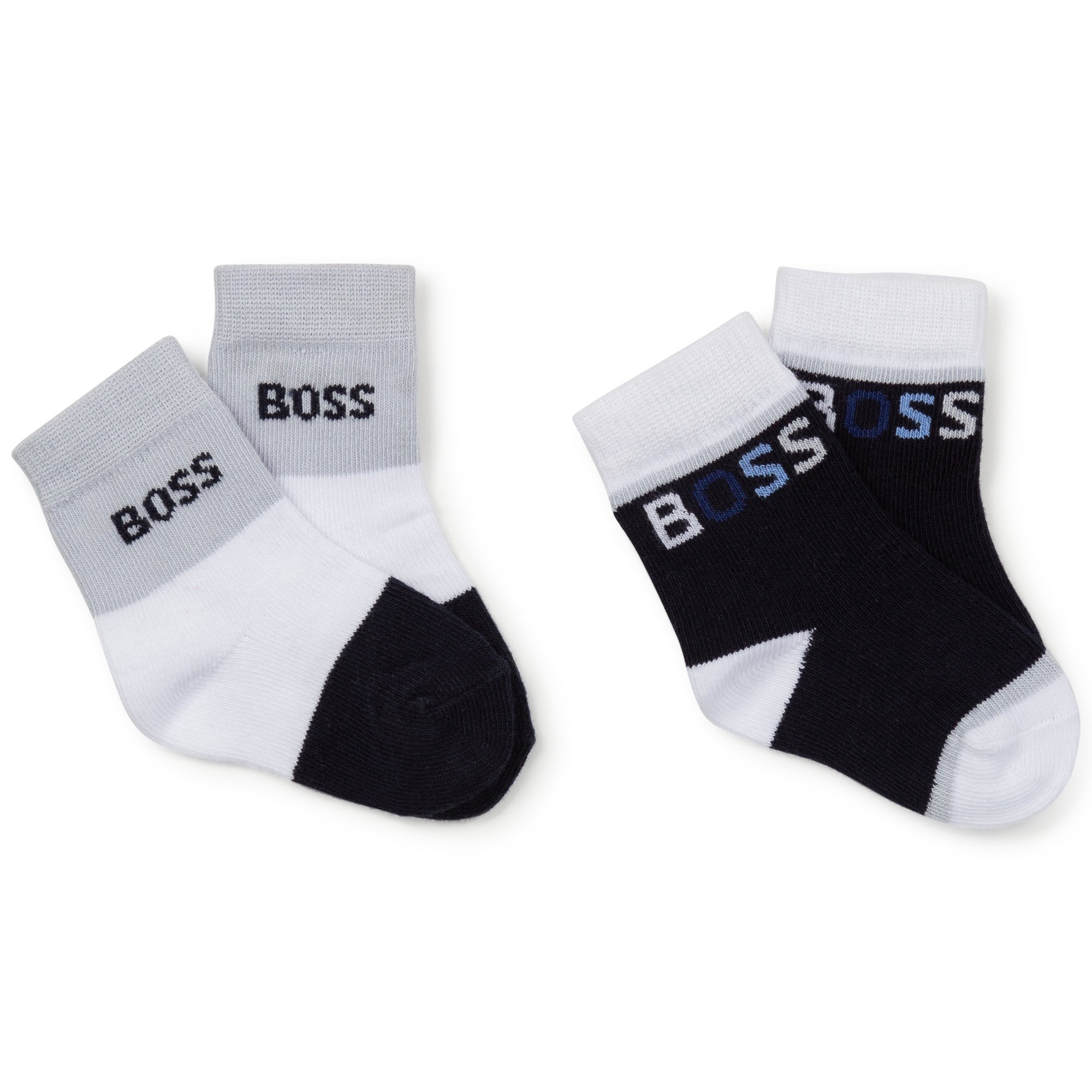 Cotton Blend Socks Duo Hugo Boss