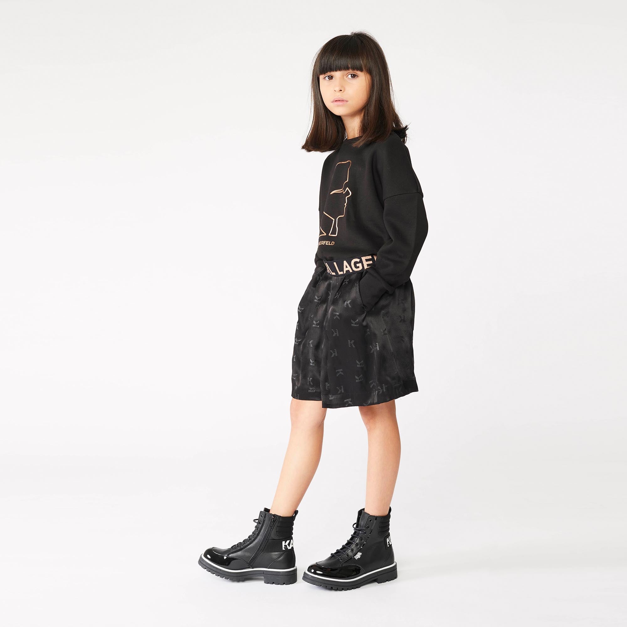 Designer Logo Print Culottes for Girls | Schools Out