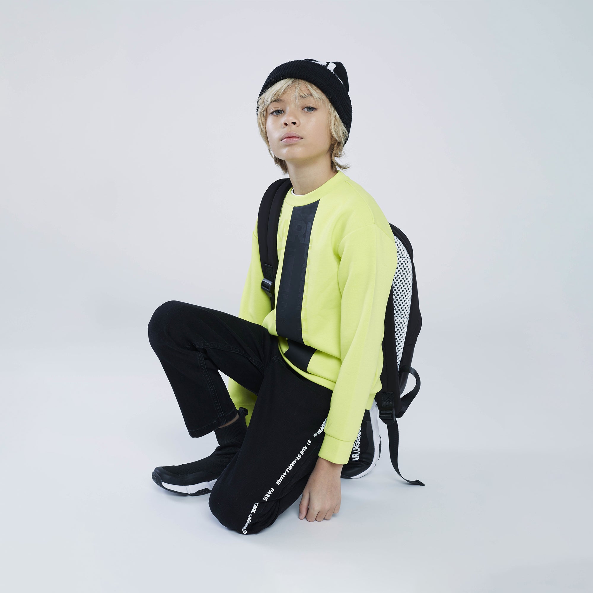 Karl Lagerfeld Kids Pull On Hat