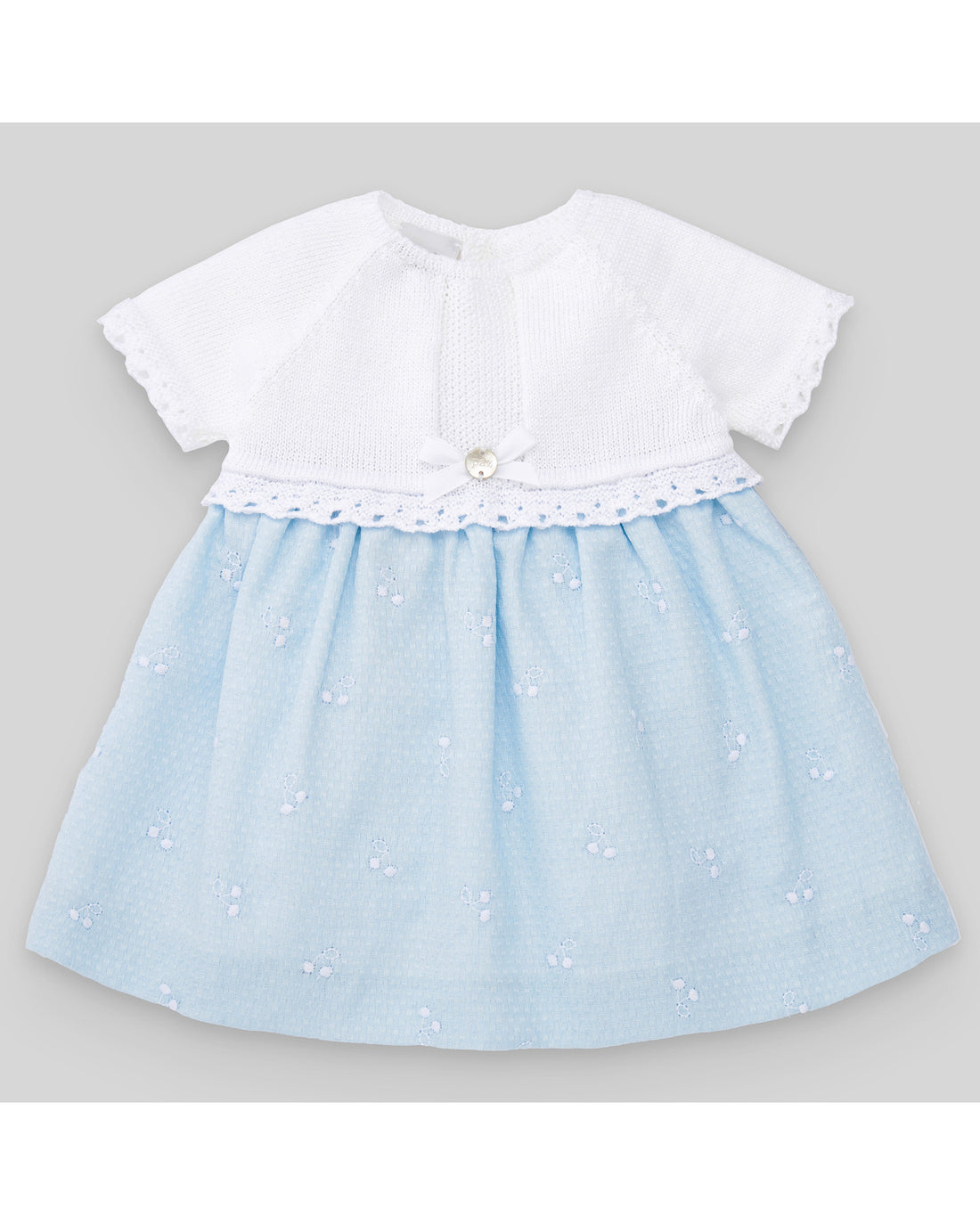Paz Rodriguez - Knit Newborn Dress &quot;Lia&quot; | School&