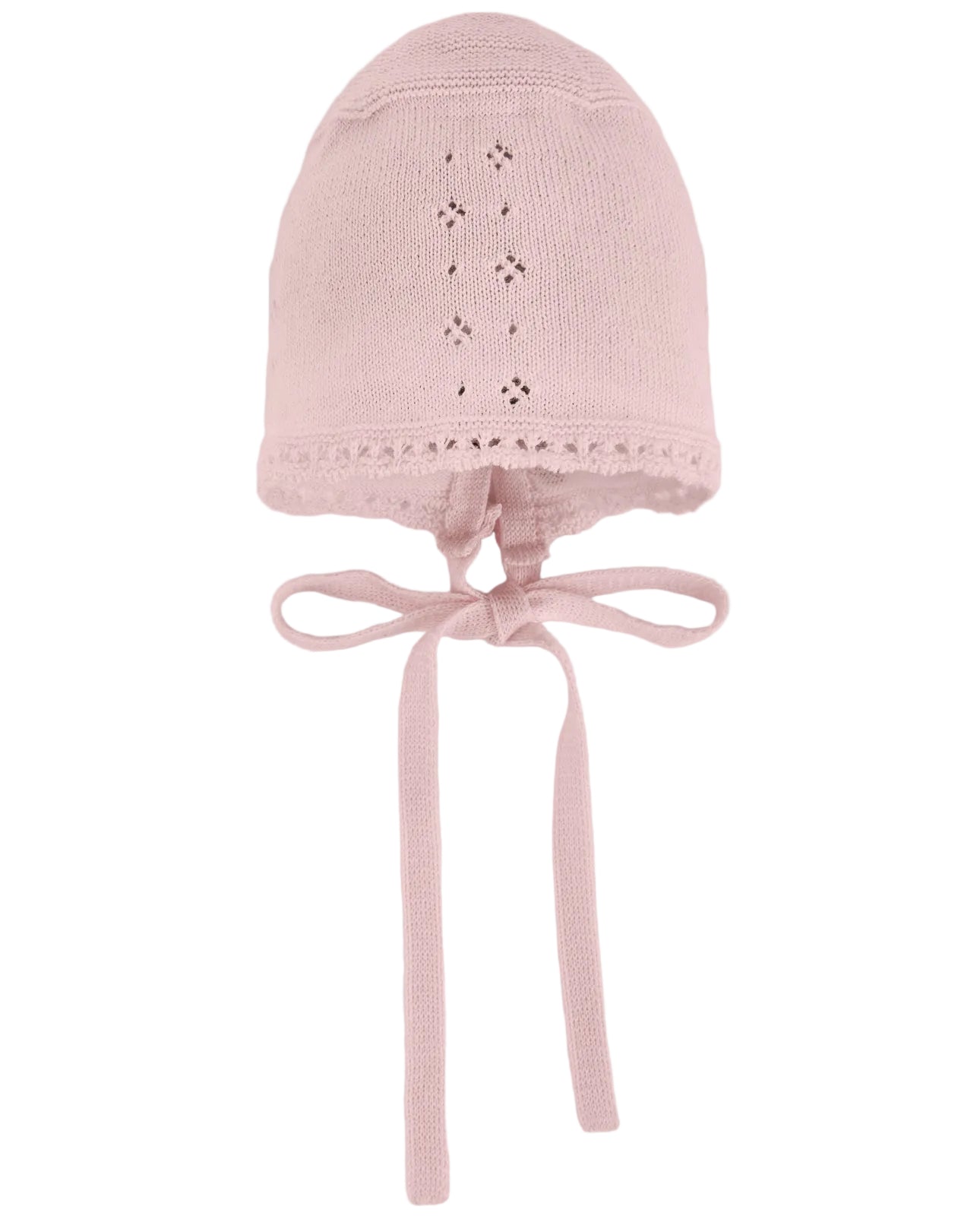 Knit Newborn Bonnet Pastel Pink Schoolsoutdesignerkidswear