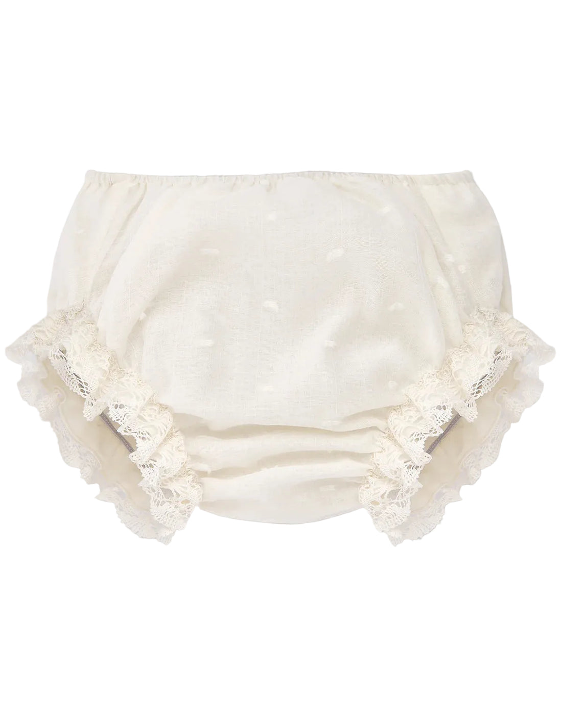 Woven Newborn Knickets Beige Schoolsoutdesignerkidswear