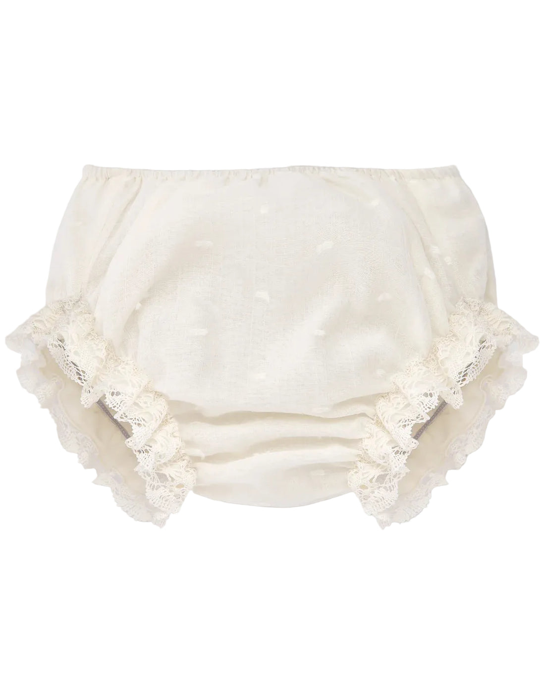 Woven Newborn Knickets Beige Schoolsoutdesignerkidswear