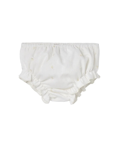 Woven Newborn Bloomers Cream Schoolsoutdesignerkidswear