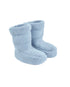 Knit Newborn Booties in Pastel Blue Schoolsoutdesignerkidswear