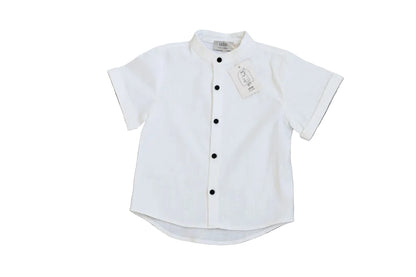 Capo Short Sleeve Shirt Bianco Lessi The Label