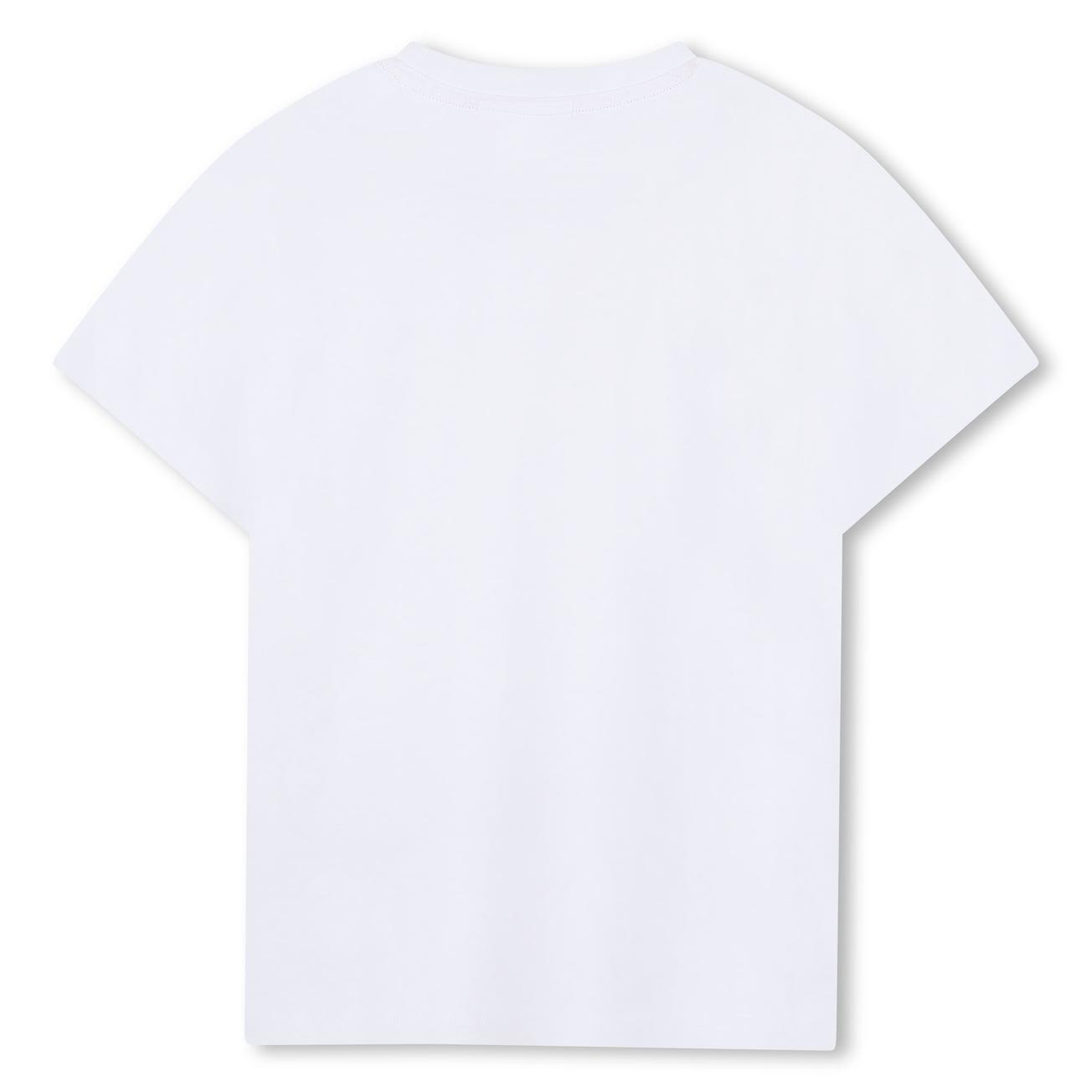 Short Sleeves Tee-Shirt with Bold Chest Print