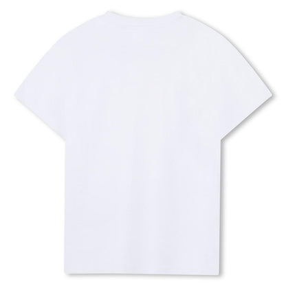 Short Sleeves Tee-Shirt with Bold Chest Print