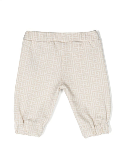 Monogram Cotton Trousers