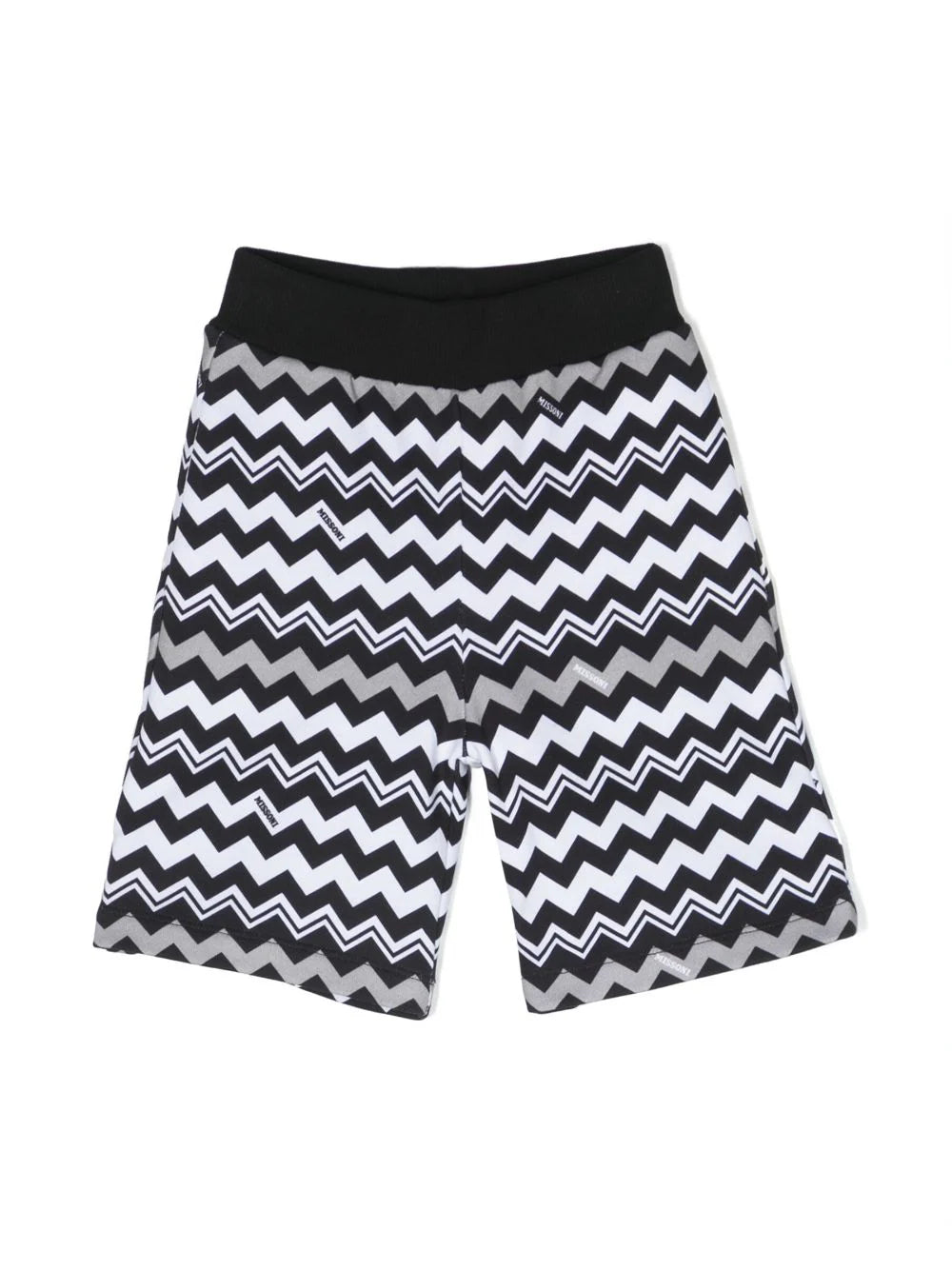 Missoni Kids Zigzag-Woven Cotton Shorts