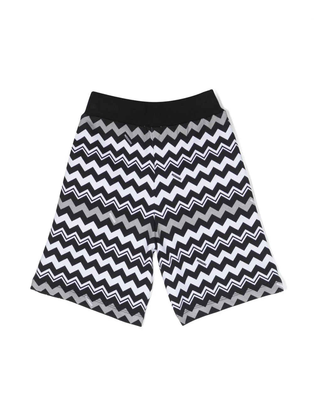 Missoni Kids Zigzag-Woven Cotton Shorts