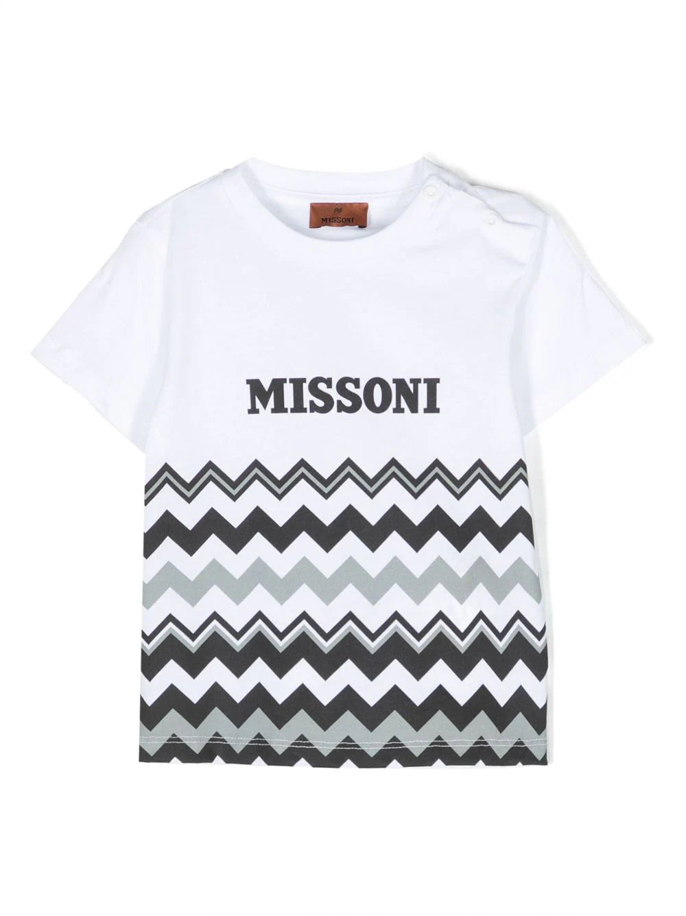 Missoni Kids Zigzag-Print Cotton T-shirt