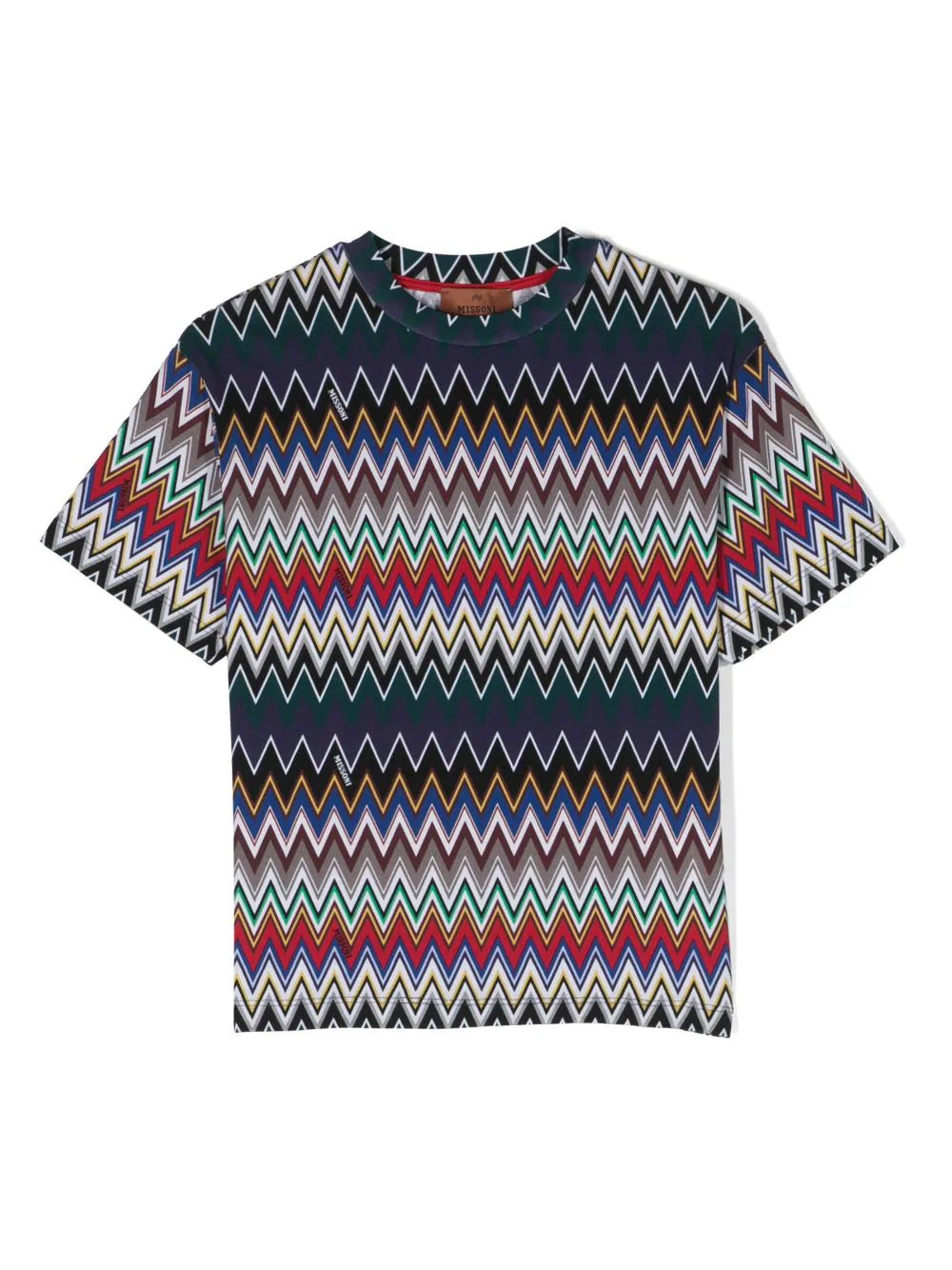 Missoni Kid Boys Zigzag-Print Stretch-Cotton T-Shirt