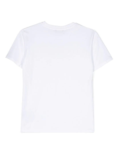 Balmain Kids Logo-Print Cotton T-Shirt