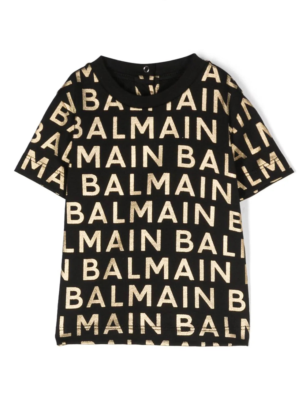 Balmain Kids Logo-Print Cotton T-shirt