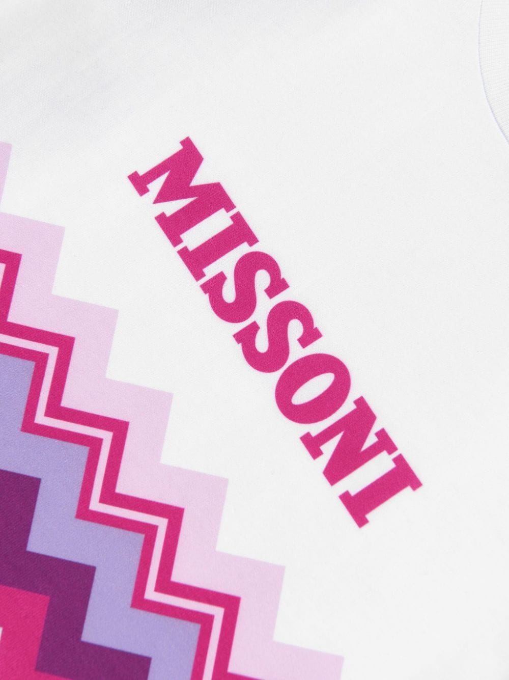 Missoni Kids Zigzag-Print Cotton T-Shirt