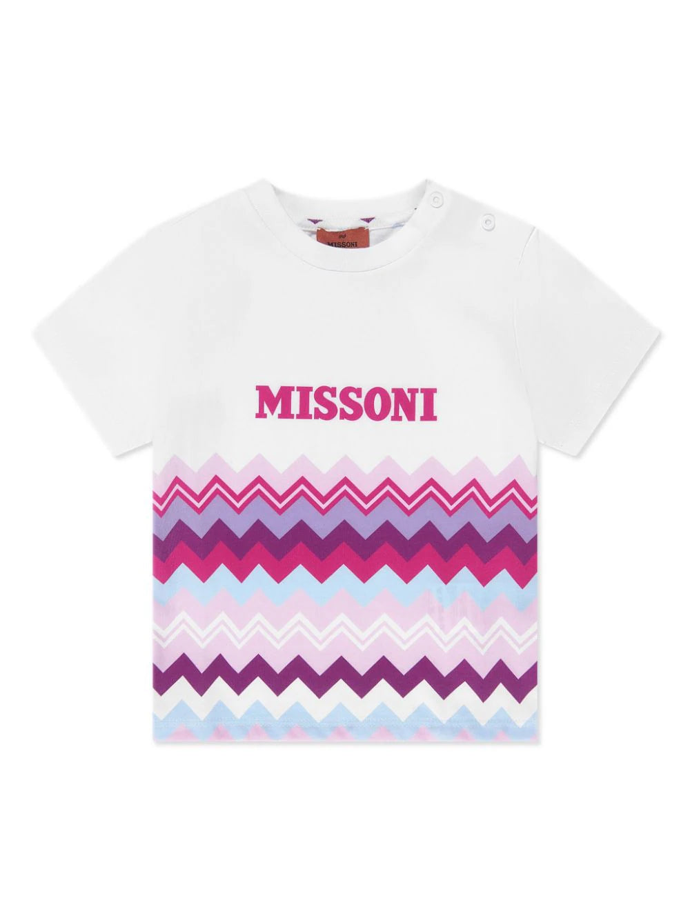 Missoni Kids Zigzag-Print Cotton T-Shirt