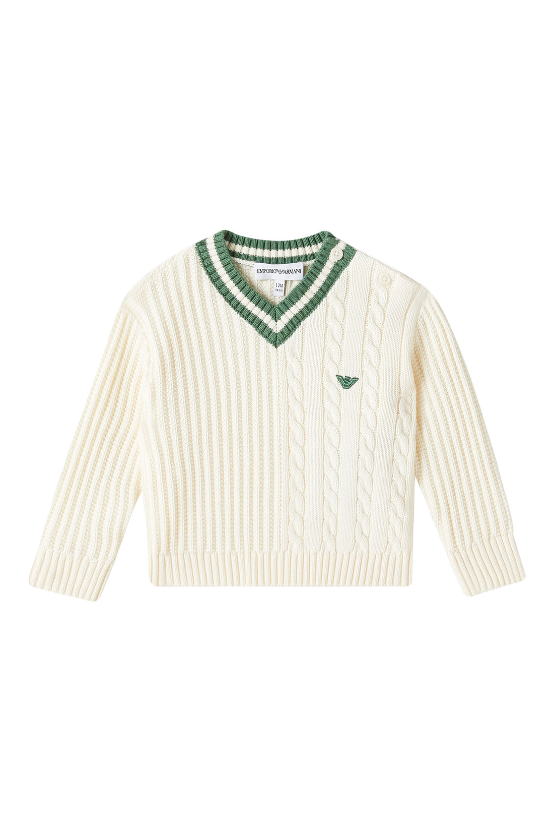 Toddler Logo-Embroidered Knit Sweater