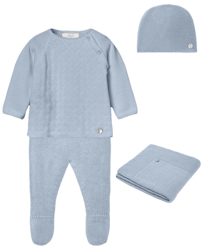 Set Knit Newborn Sweater and Leggings And Hat Paz Rodriguez