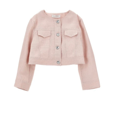 Jacket With Jewel Buttons Monnalisa