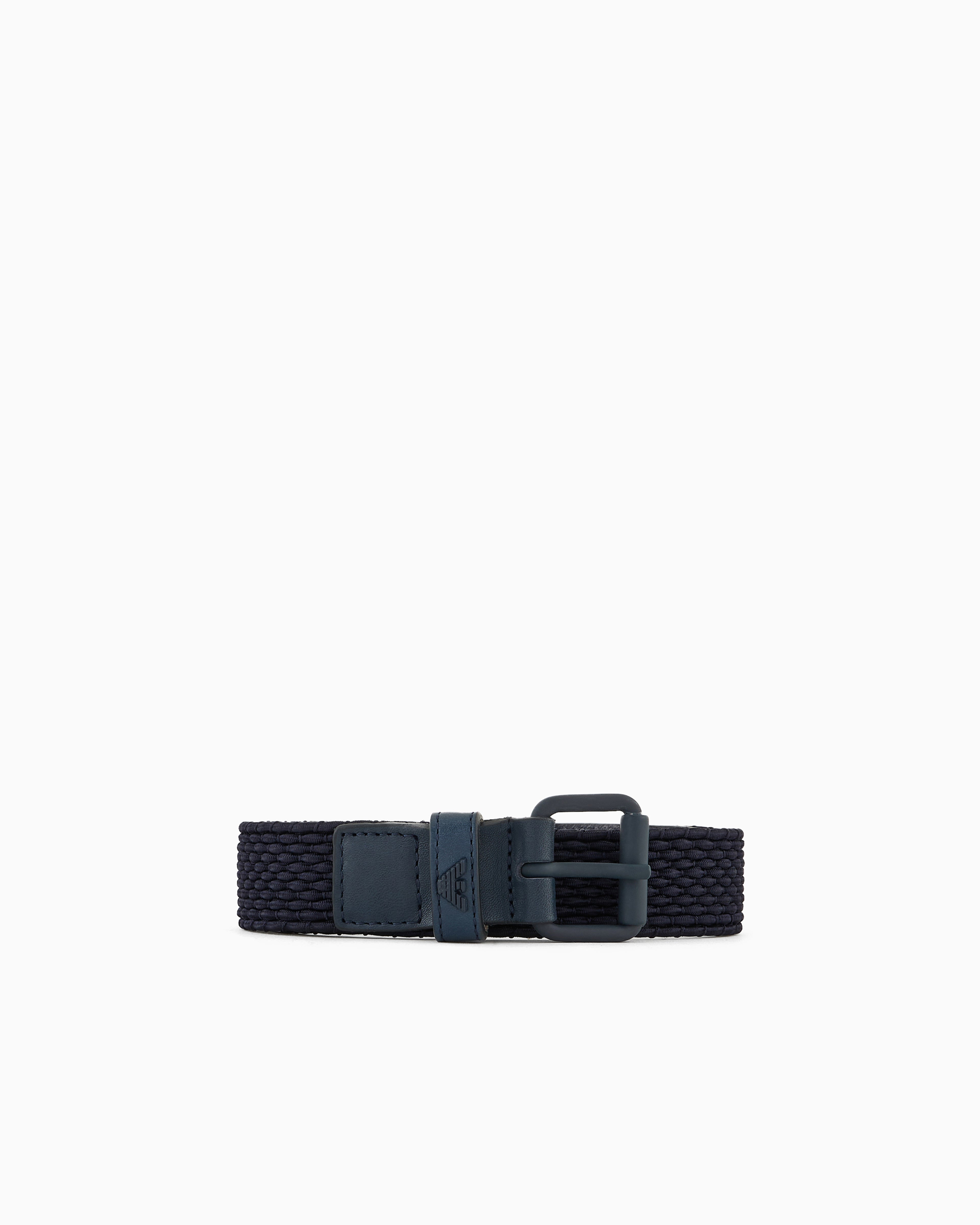 Emporio Armani Kids Fashion Belt in Blu Navy Emporio Armani