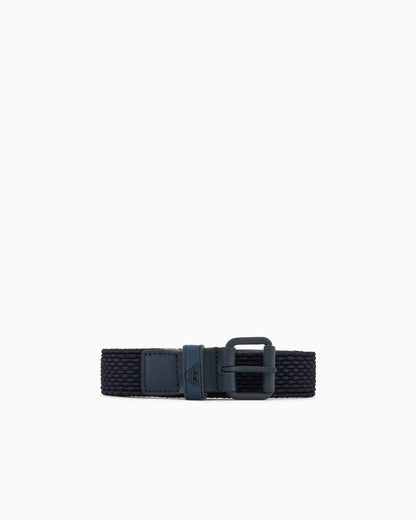Emporio Armani Kids Fashion Belt in Blu Navy Emporio Armani