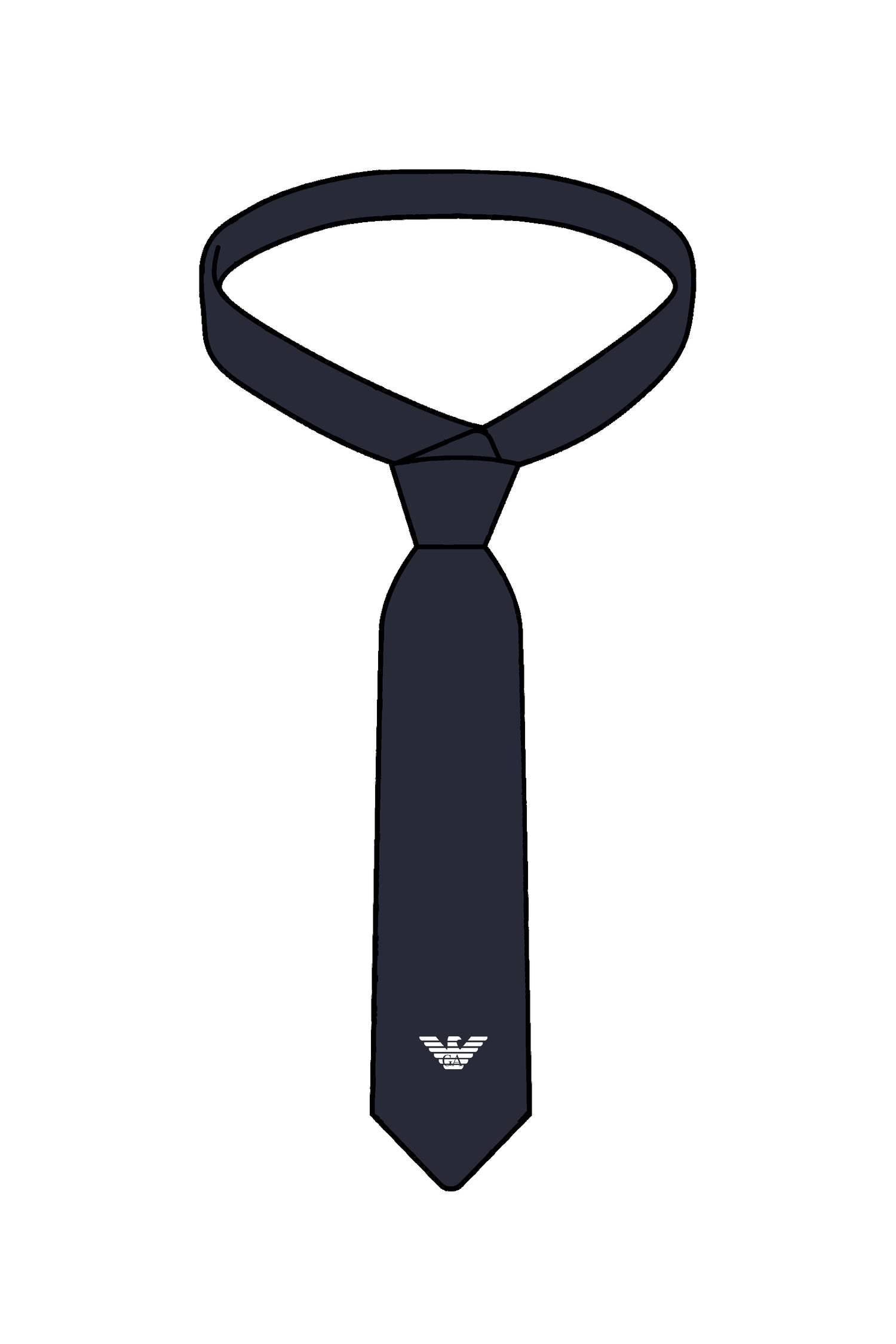 Emporio Armani Woven Tie | Schools Out