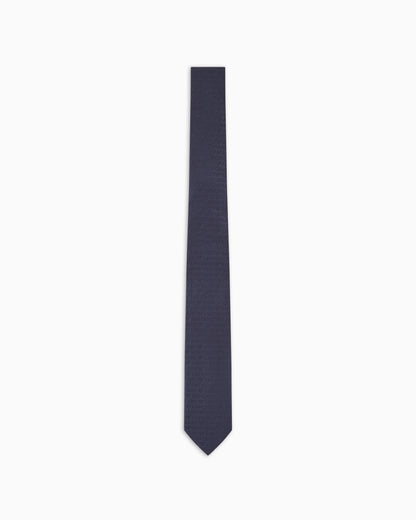 Emporio Armani Silk Woven Tie | Schools Out