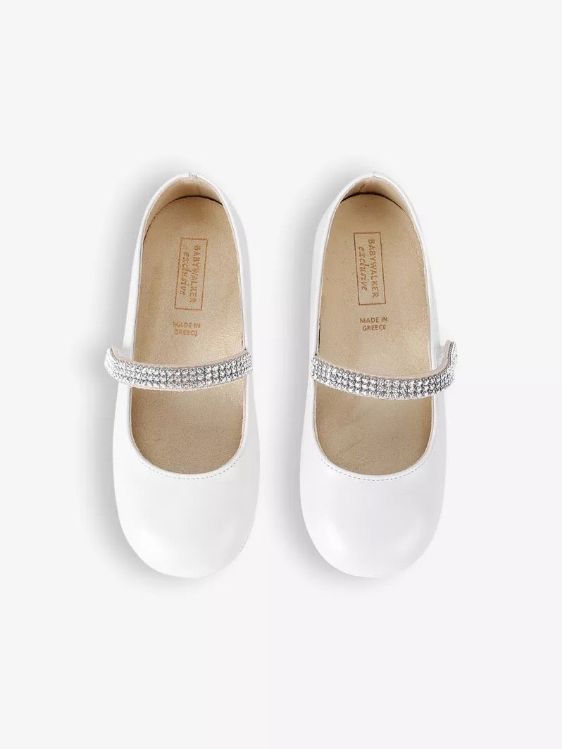 Crystal Embellished Ballerina Shoes