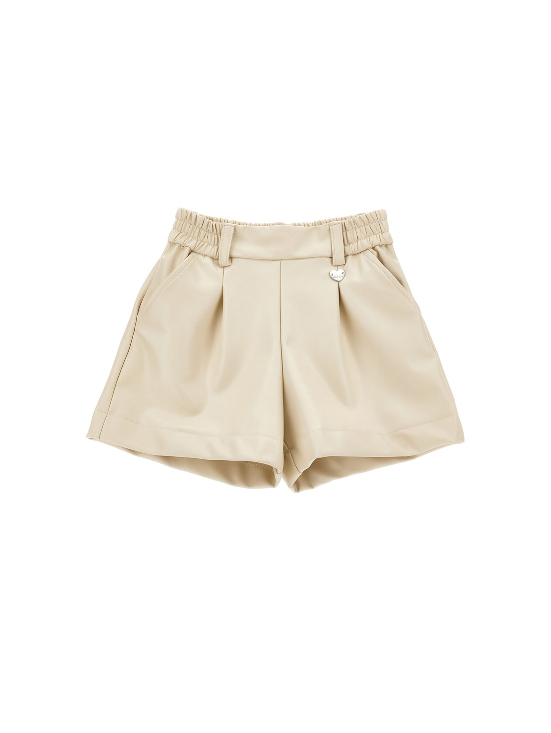 Monnalisa Coated Fabric Shorts