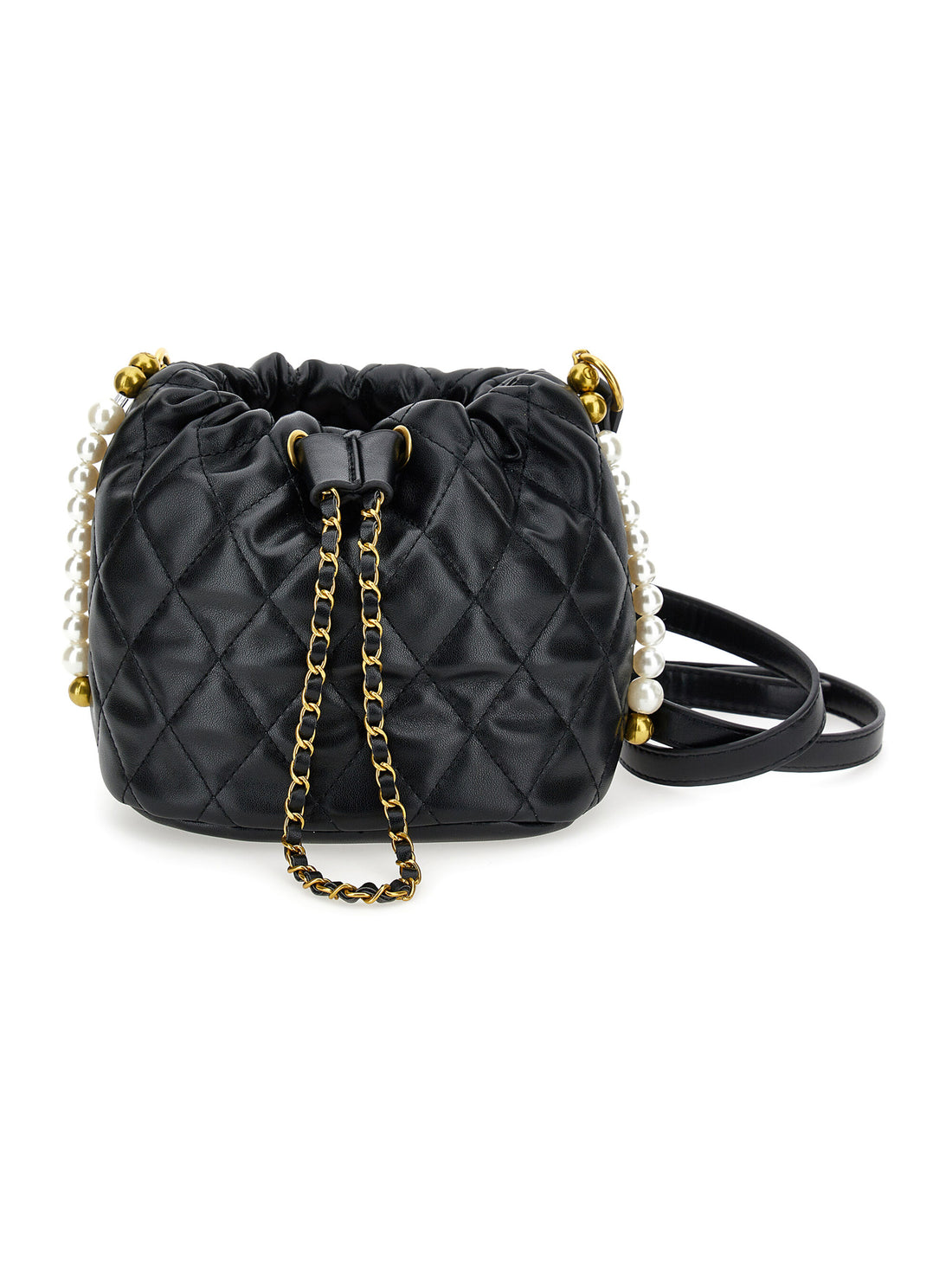 Coated Fabric Bucket Bag