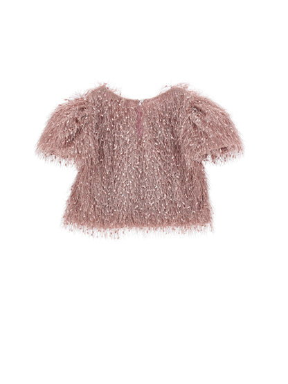 Monnalisa Fringe Top in Viscose | Schools Out