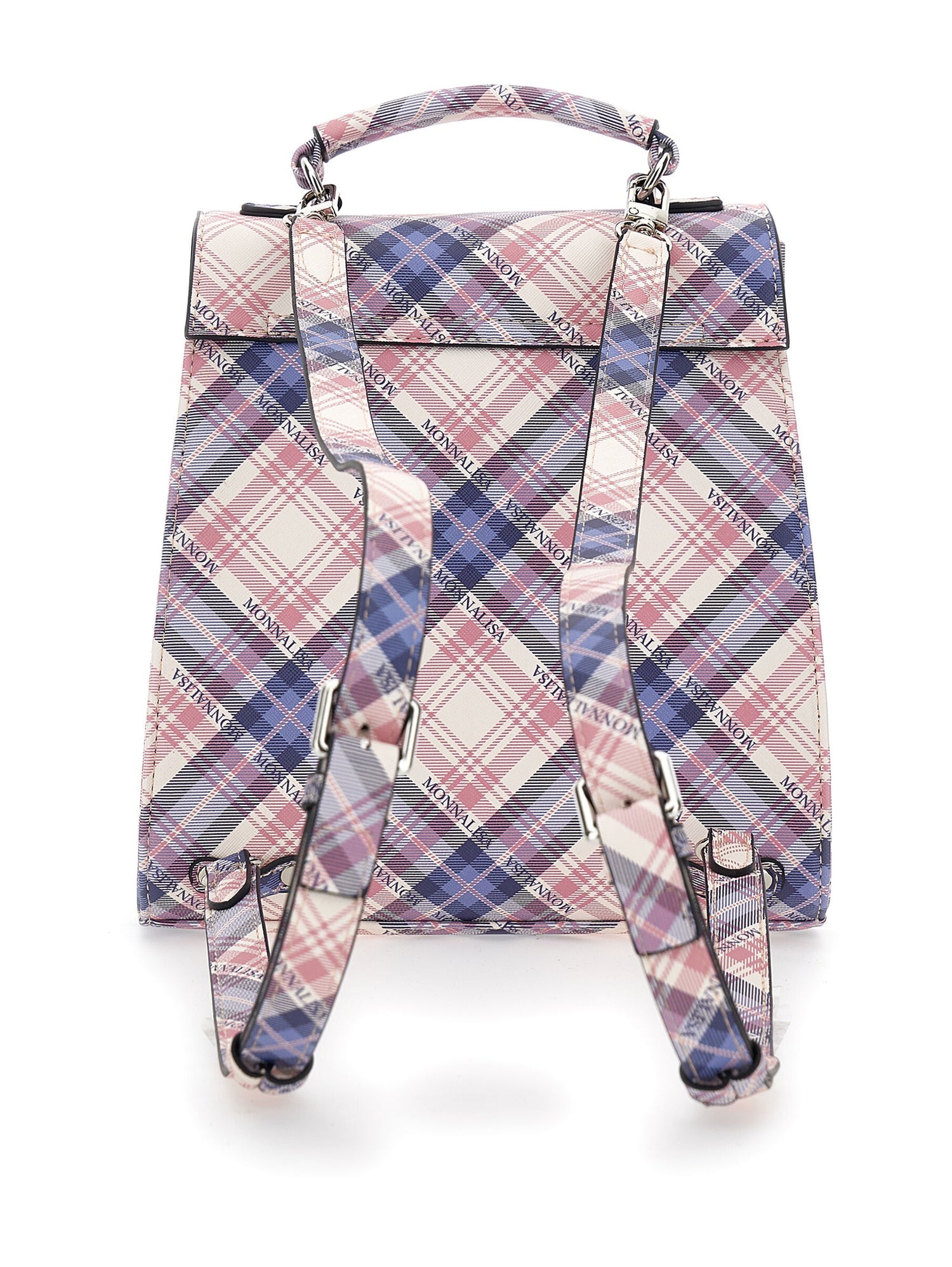 Monnalisa Coated Tartan Backpack | Schools Out