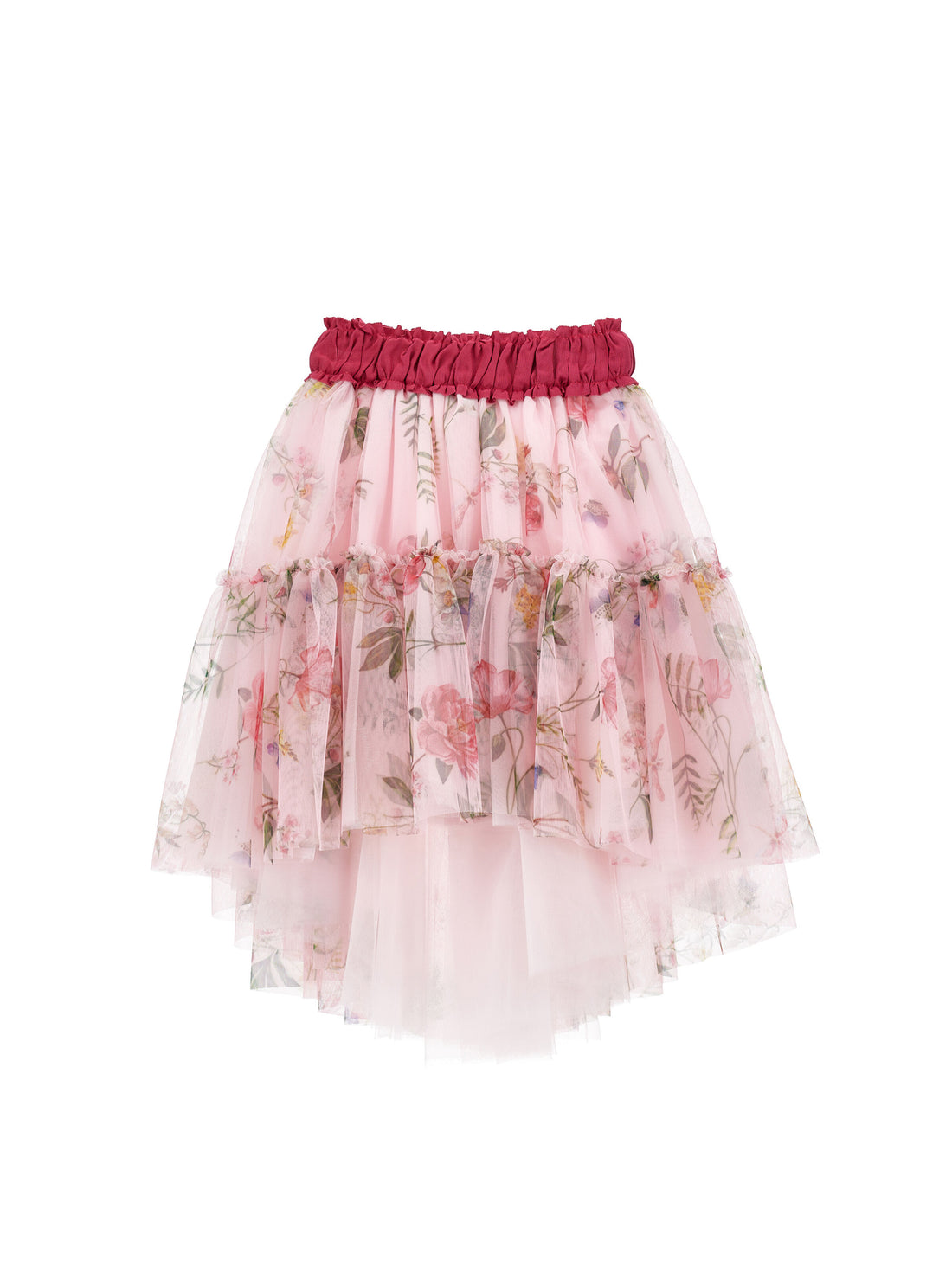 Garden Print Tulle Skirt
