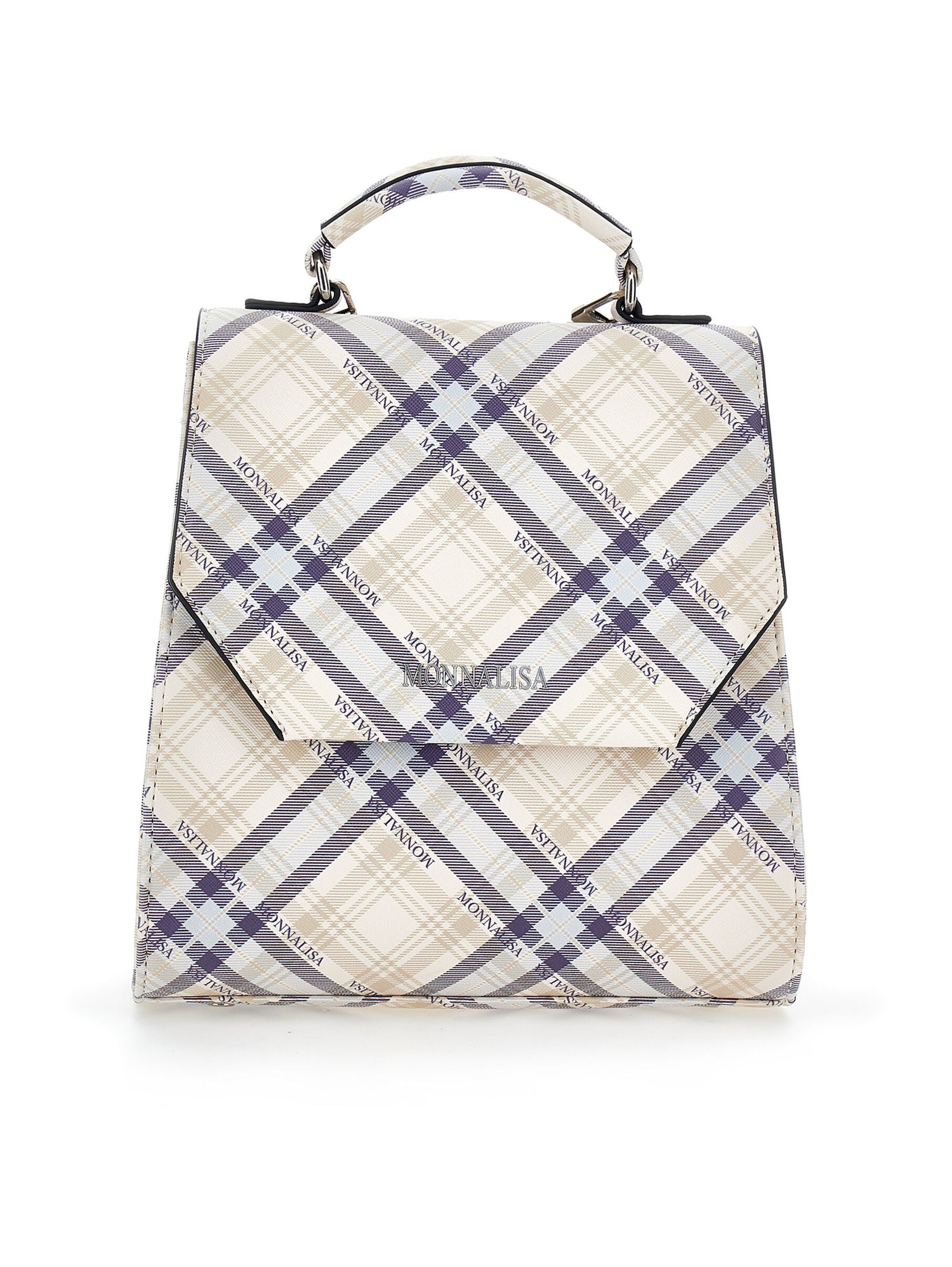 Monnalisa Coated Tartan Backpack | Schools Out