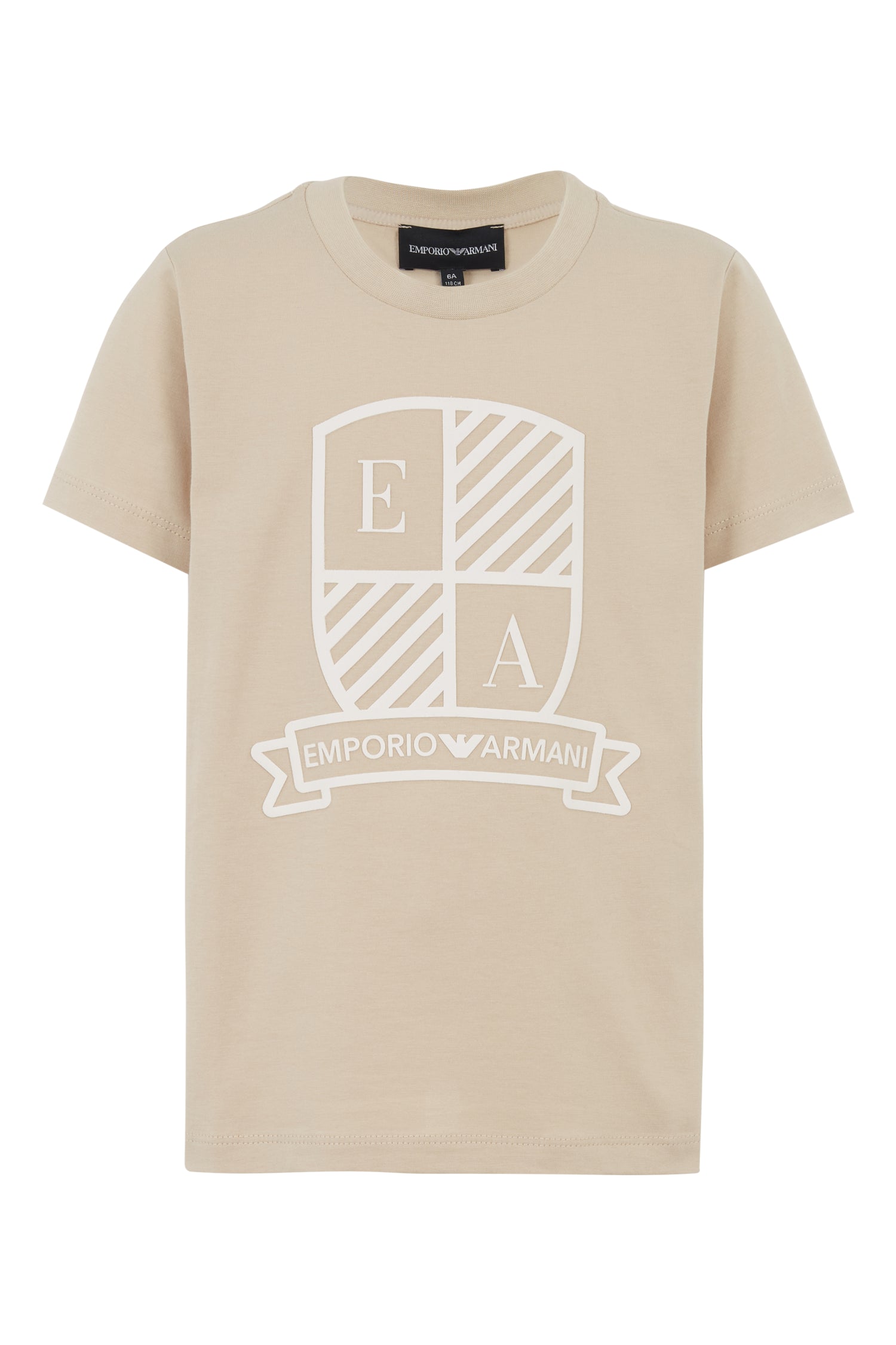 Oxford Tan &amp; White T-Shirt Set