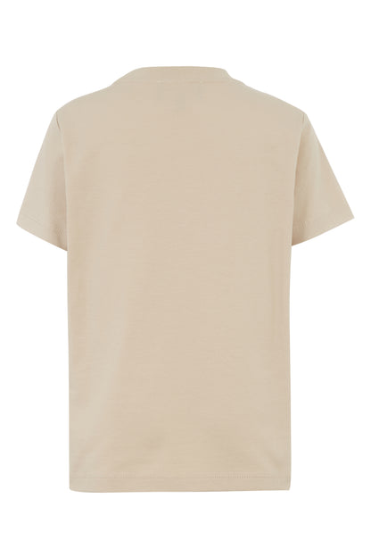 Oxford Tan &amp; White T-Shirt Set