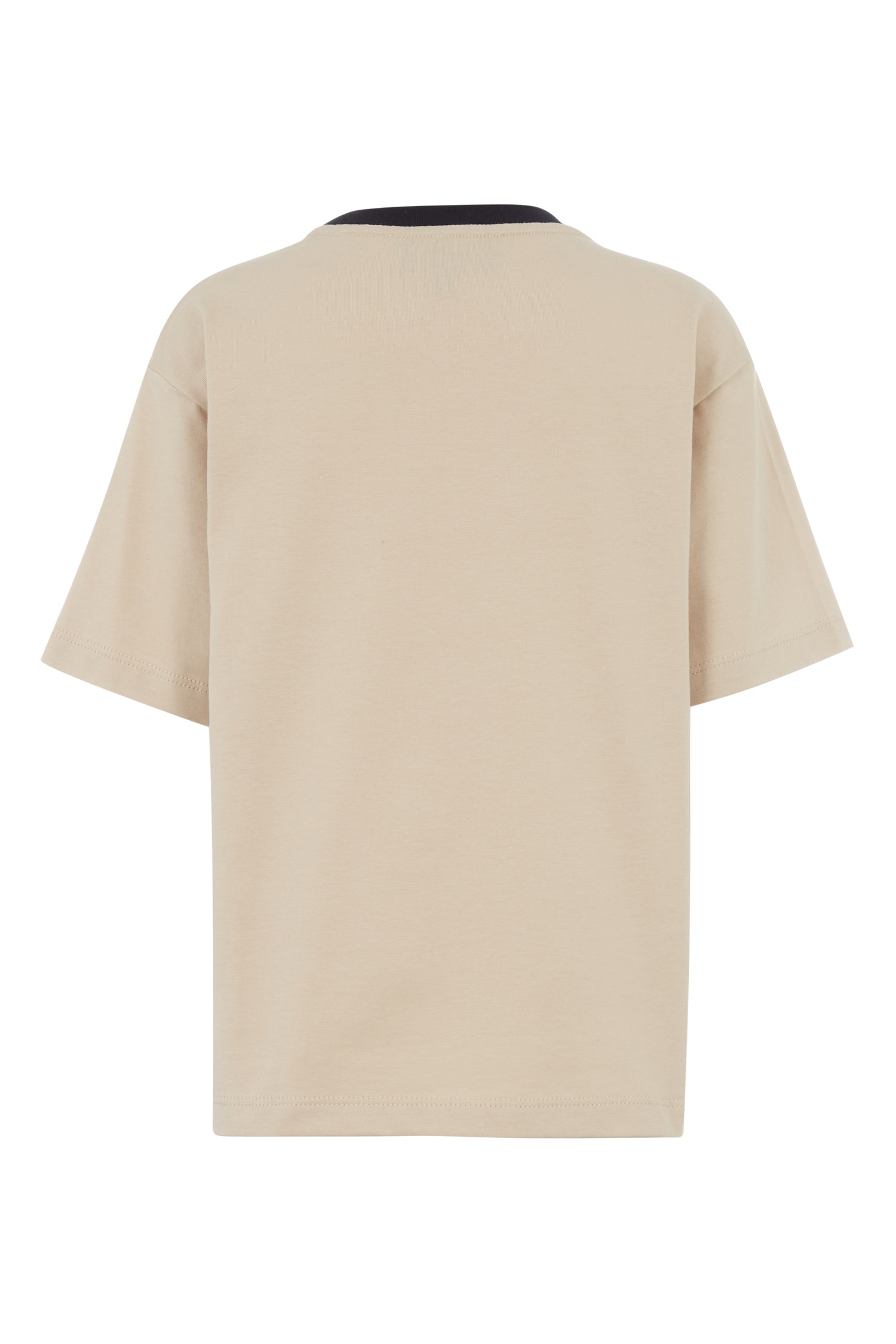 Emporio Armani Logo T-Shirt -Oxford Tan &amp; Blu Navy | Schools Out