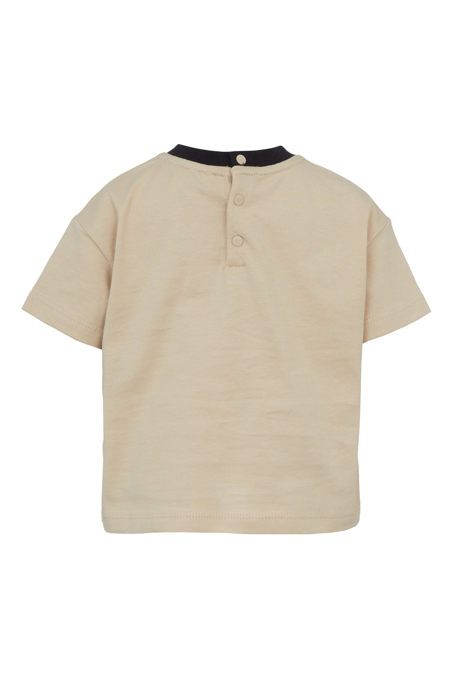 Emporio Armani T-Shirt (Oxford Tan &amp; Blu Navy) | Schools Out